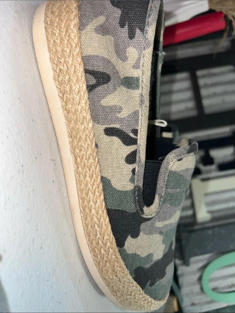 Esprit Erika Camouflage Slip-On Espadrilles,